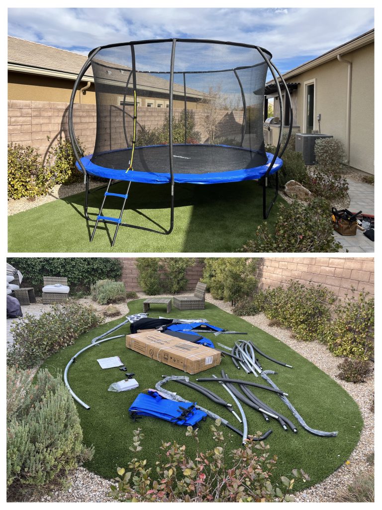 Assembled Trampoline