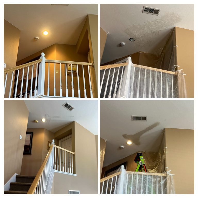 Damaged Ceiling Drywall Repair