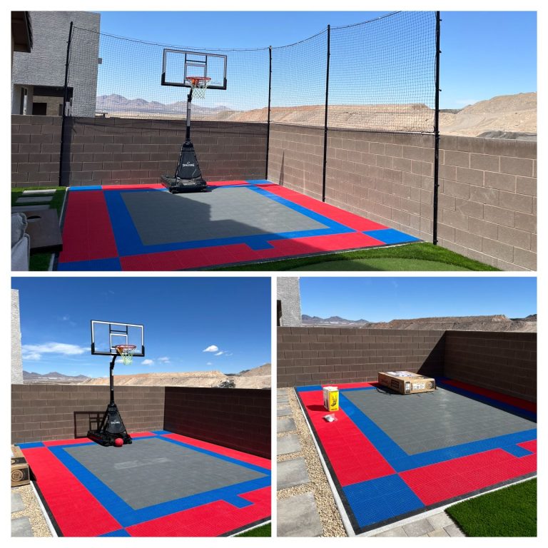 Basketball Goal Assembled & Basketball Net Mounted