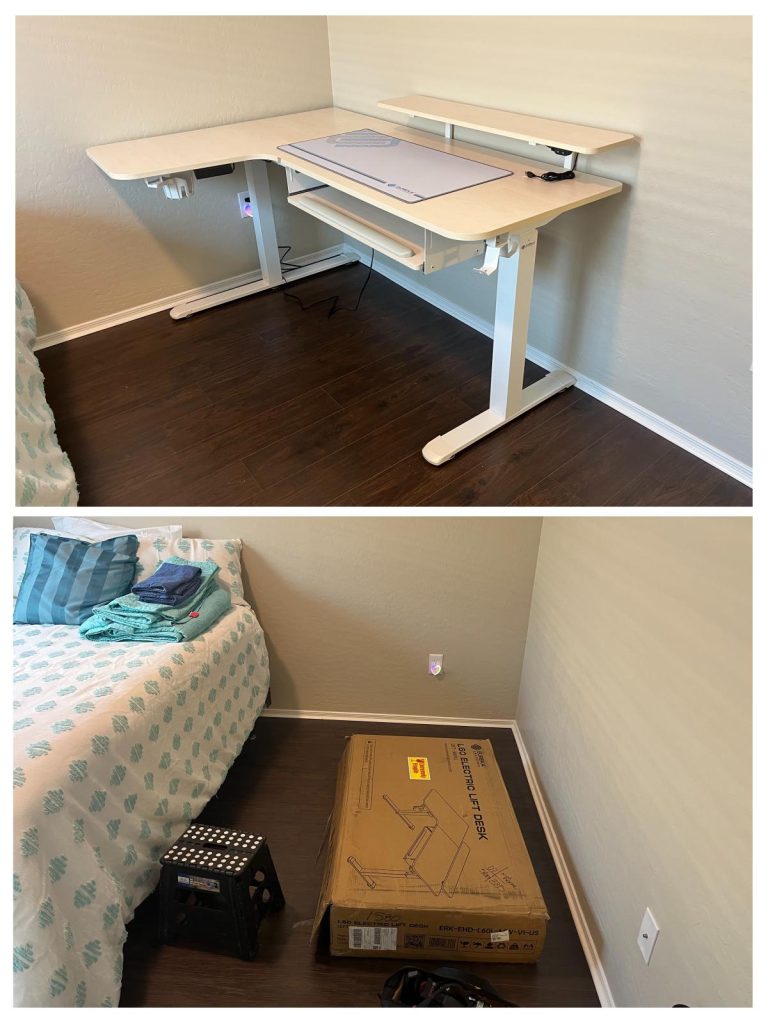 Office Table Assembled