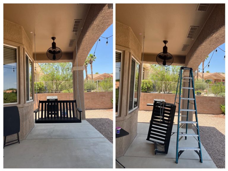 Porch Swing Mounted