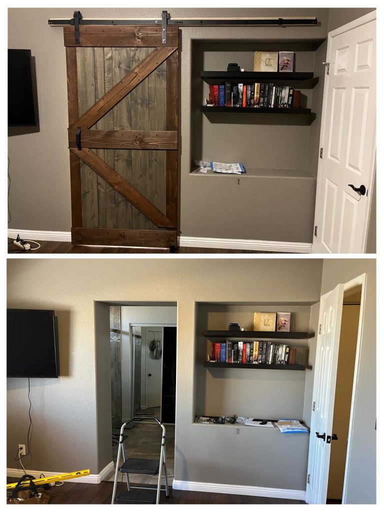 Mounted Barnyard Style Door