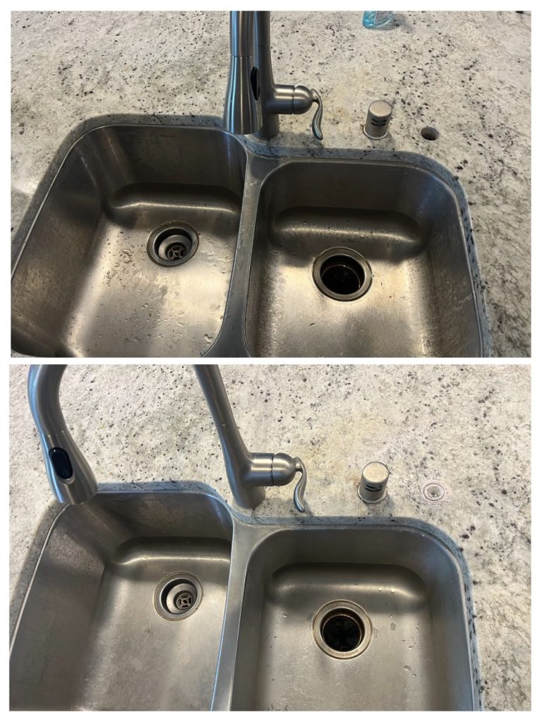 Drilled Hole In Granite Countertop For Reverse Osmosis Spout