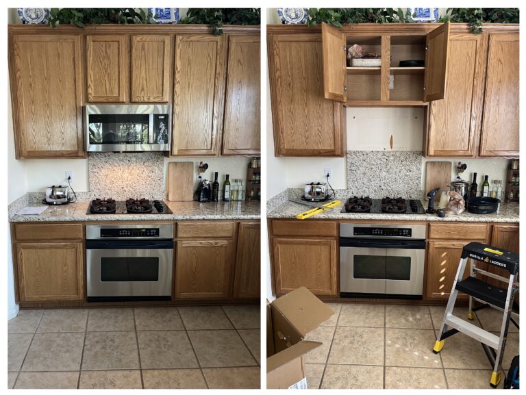 Mounted New Microwave