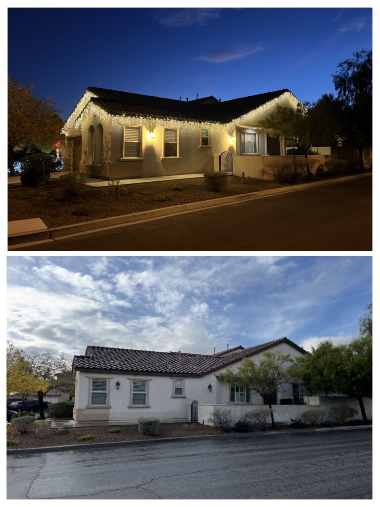 Installed Christmas Lights