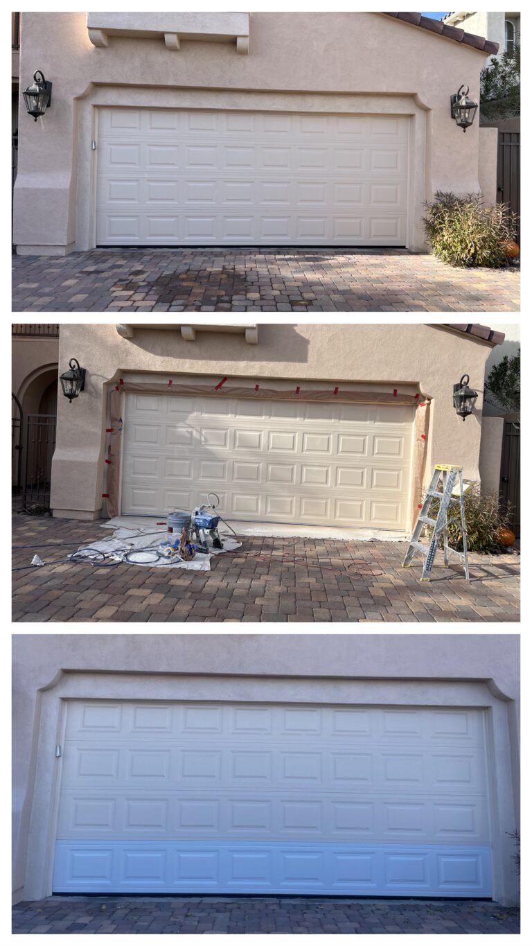 Painted Garage Door