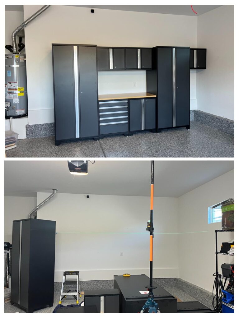 Mounted Toolbox Cabinetry in Garage